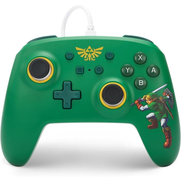 PowerA Mando con Cable para Nintendo Switch NSW CORE CTRL Zelda Blanco Mate NSGP0199-01 PowerA Mando con Cable para Nintendo Switch NSW CORE CTRL Zelda Blanco Mate NSGP0199-01