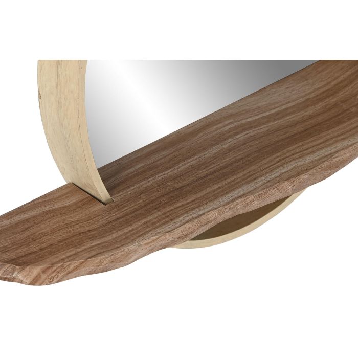 Espejo Alpino DKD Home Decor Natural 12.5 x 40 x 60 cm (2 Unidades) 2 Espejo Alpino DKD Home Decor Natural 12.5 x 40 x 60 cm (2 Unidades) 2