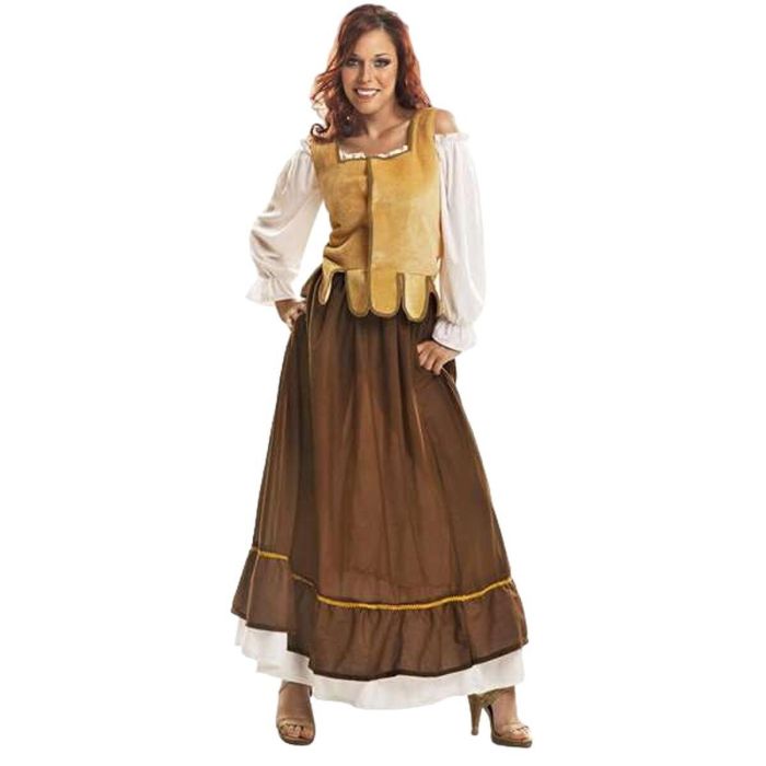 Disfraz mesonera camisa, chaleco y falda talla XXL 3 Disfraz mesonera camisa, chaleco y falda talla XXL 3