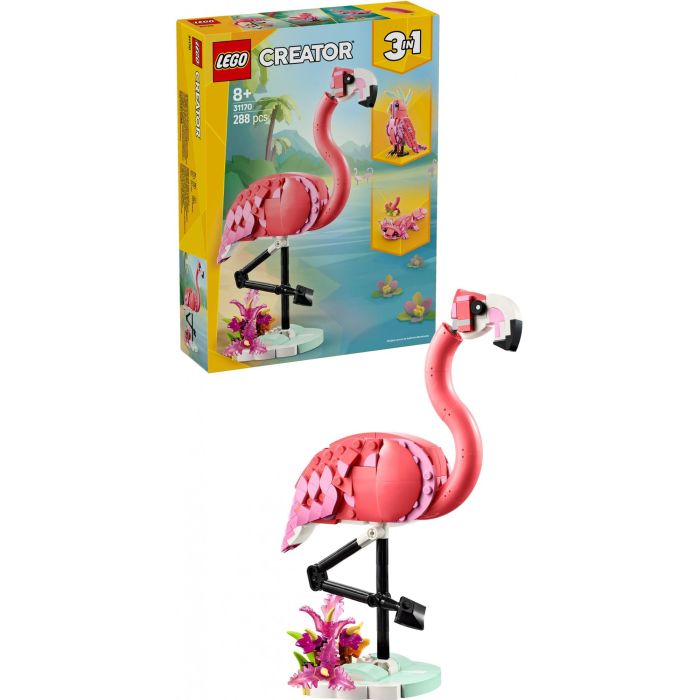 LEGO 31170 Creator 3 en 1 Animales Salvajes: Flamenco - Juguete Construcción Niñas +8 años 14 LEGO 31170 Creator 3 en 1 Animales Salvajes: Flamenco - Juguete Construcción Niñas +8 años 14