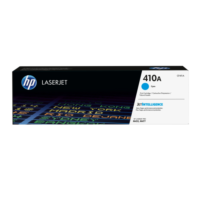 HP 410A Cyan Original LaserJet Toner Cartridge cartucho de tóner 1 pieza(s) HP 410A Cyan Original LaserJet Toner Cartridge cartucho de tóner 1 pieza(s)