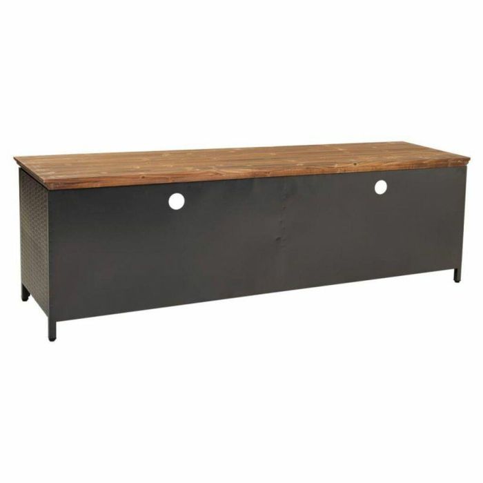 Cajonera multiusos Alexandra House Living Marrón Gris Madera Metal Vidrio 41 x 50 x 161 cm 3