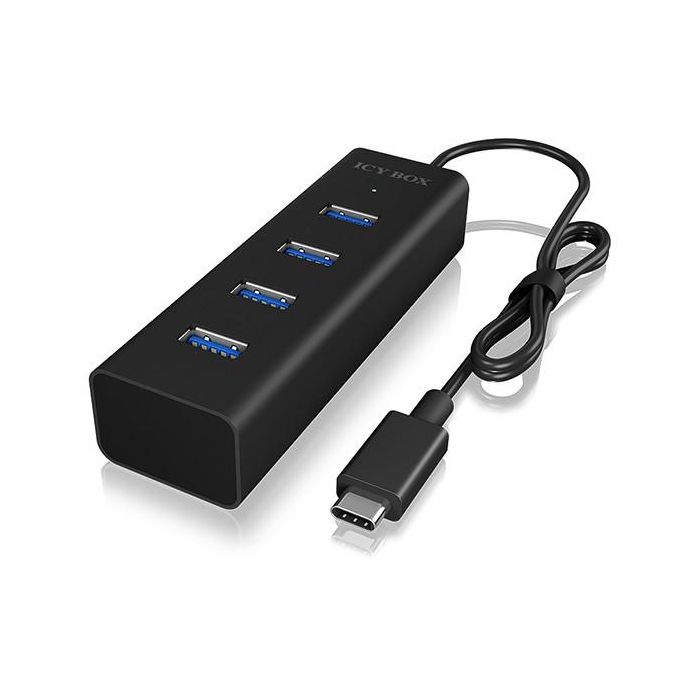 ICY BOX IB-HUB1409-C3 USB-C Hub de 4 Puertos con 4x USB 3.0