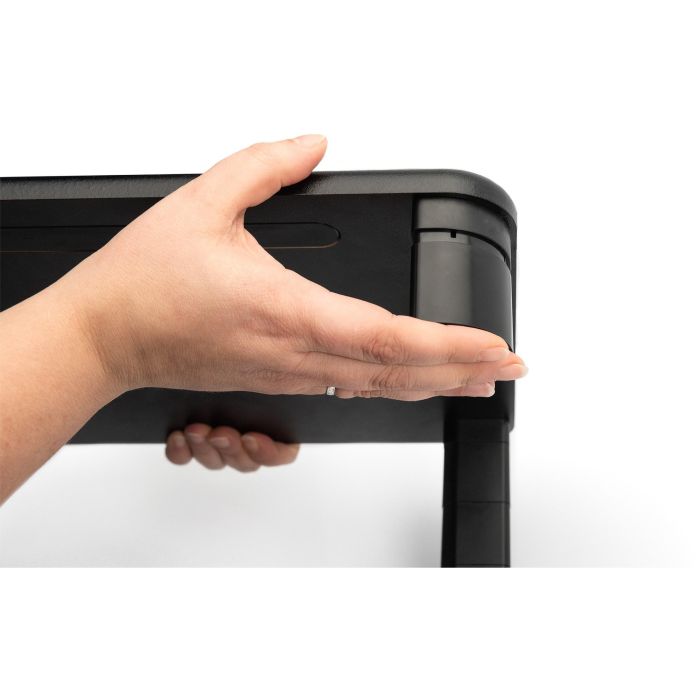 Digitus Elevación Ergonómica de Monitor/Soporte Portátil, Ajustable en Altura, Capacidad 10kg, Negro 5