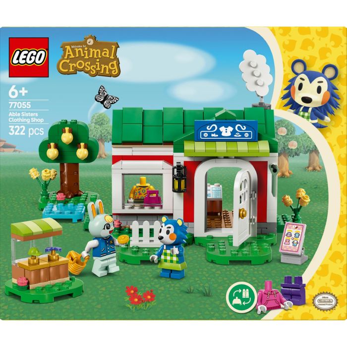LEGO 77055 Tienda Ropa Hermanas Manitas Animal Crossing Set de Construcción con Figuras Pili y Ariel Juguete para Niños +6 años 11 LEGO 77055 Tienda Ropa Hermanas Manitas Animal Crossing Set de Construcción con Figuras Pili y Ariel Juguete para Niños +6 años 11