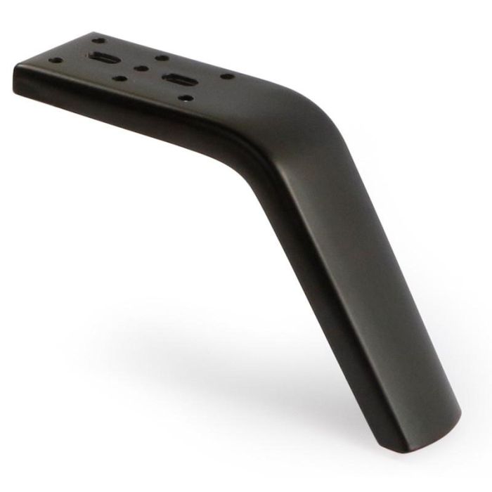 Q&Q Pata Metálica Horsy H125, Pie de Mueble, Soporte para Sofás, Altura 125mm, Metal Duradero, Acabado Cromo 1