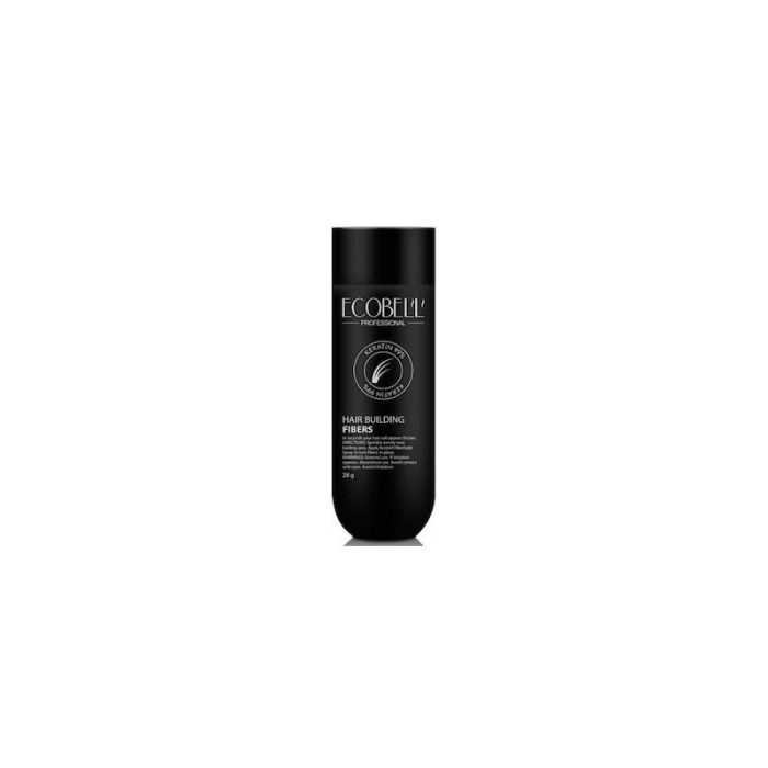 Ecobell Microfibras de Queratina para Engrosar el Cabello, Tono Medium Brown, 25g