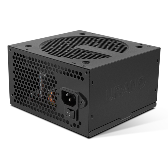 NOX Urano PRO 750W 80 PLUS Bronze ATX Fuente de Alimentación PC Negro, Ventilador 120mm, Cables Planos, Protecciones OVP OPP SCP UVP