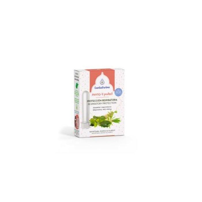 ESENTIAL AROMS Phyto-V Protect 5Ml + 2 Sticks Inhaladores, bienestar respiratorio, 100% natural