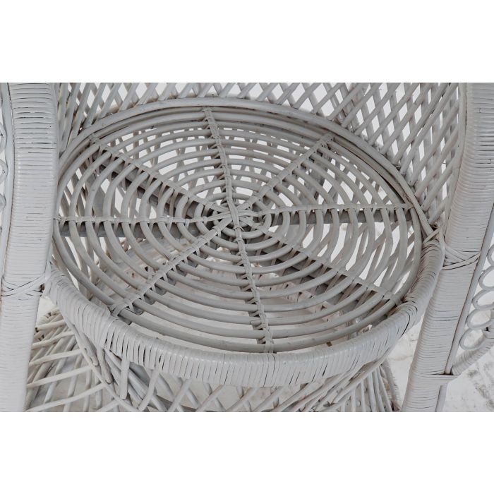 DKD Home Decor Sillón Balines Emmanuele Blanco Ratan 97 x 66 x 144 cm 3