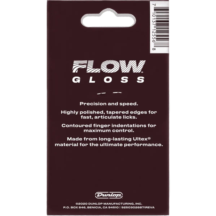Dunlop Flow Gloss 2 Mm Púas - Pack De 3 Unidades 3