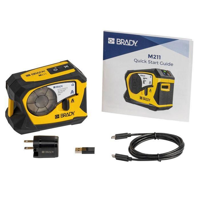 Brady M211 Impresora de Etiquetas Industrial para Móvil con Conexión Bluetooth Rápida, 300 Etiquetas/Carga, App Express Labels 2 Brady M211 Impresora de Etiquetas Industrial para Móvil con Conexión Bluetooth Rápida, 300 Etiquetas/Carga, App Express Labels 2