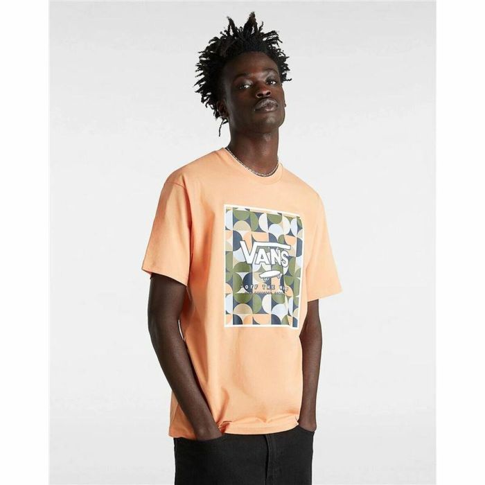 Camiseta de Manga Corta Hombre Vans VN0A5E7YD051 Naranja 4