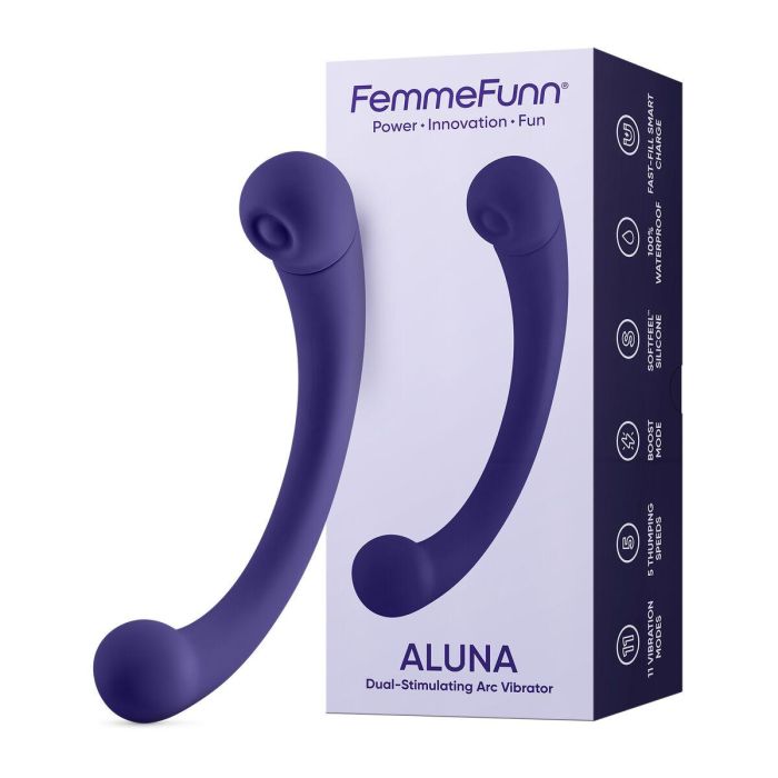 Vibrador Punto G FemmeFunn Morado Púrpura 2