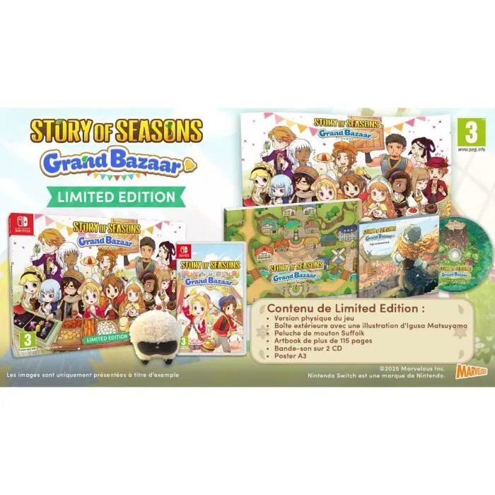 Just For Games Story of Seasons: Grand Bazaar Edición Limitada Juego Nintendo Switch 1