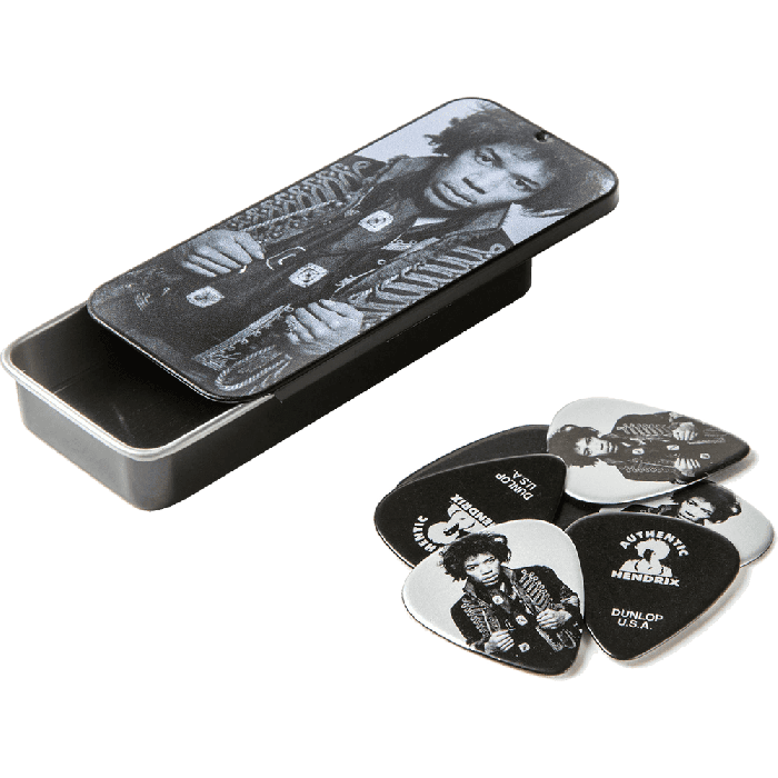 Dunlop Púa Signature Jimi Hendrix Mankowitz Caja Surtido 6 Ud. 0 Dunlop Púa Signature Jimi Hendrix Mankowitz Caja Surtido 6 Ud. 0