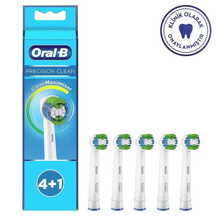 Oral-B 80339350 Recambios Precision Clean para cepillo eléctrico, 5 cabezales, Azul y Blanco 6 Oral-B 80339350 Recambios Precision Clean para cepillo eléctrico, 5 cabezales, Azul y Blanco 6