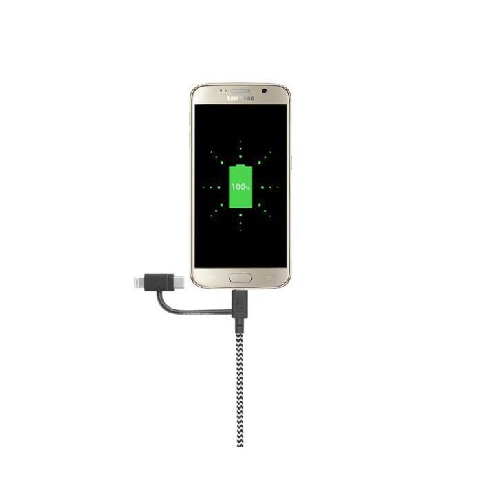 Native Union Belt Cable 3-en-1 Universal con Conectores Micro-USB, Lightning y USB-C 2 Metros para Carga Rápida 5 Native Union Belt Cable 3-en-1 Universal con Conectores Micro-USB, Lightning y USB-C 2 Metros para Carga Rápida 5