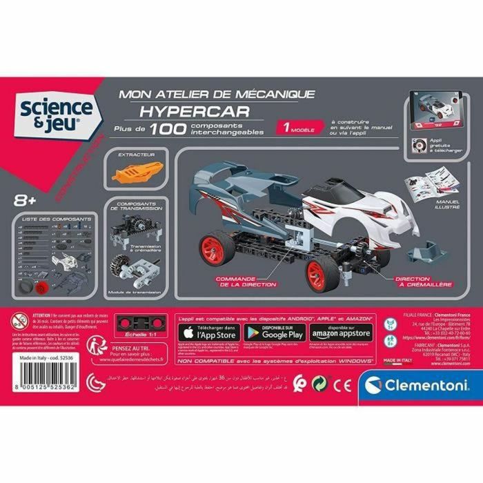 Juego de Ciencia Clementoni Hypercar 4 Juego de Ciencia Clementoni Hypercar 4