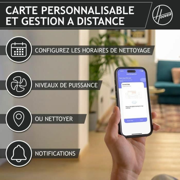 Robot Aspirador en Seco - HOOVER - HG410D - 4000 Pa - Autonomía: 120 min - 65 dBA 1