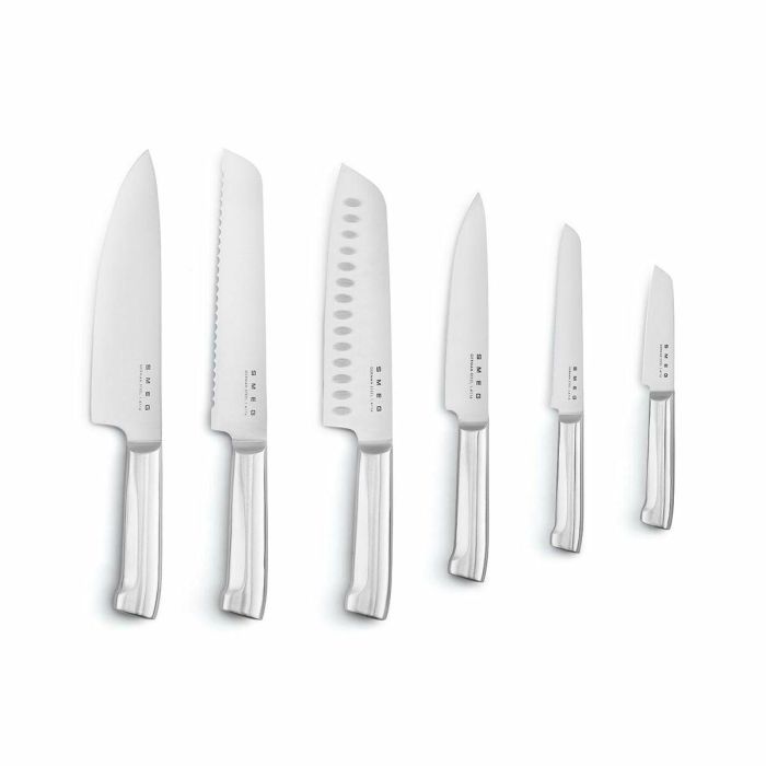 Juego de Cuchillos de Cocina y Soporte Smeg KBSF02BL 5 Juego de Cuchillos de Cocina y Soporte Smeg KBSF02BL 5