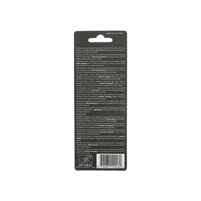 Q-connect Pegamento Roller Compact Permanente 6.5 mm x 8.5 m Adhesivo Escolar 9