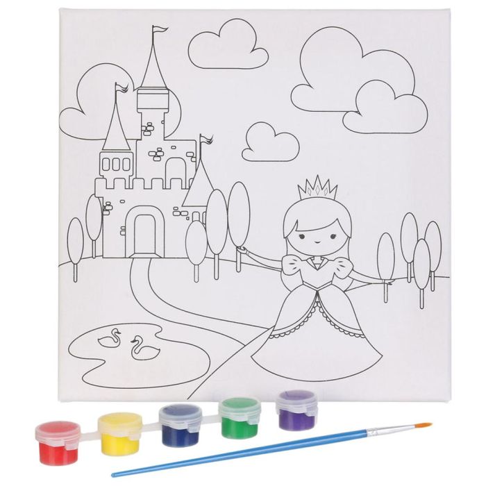 Jeux 2 momes Cuadro Lienzo Pintar Jeux Educative 20x20 cm 3