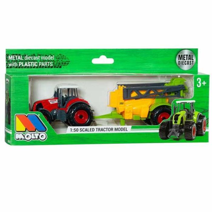 Tractor granja con remolque. escala 1:50 - modelos surtidos 6 Tractor granja con remolque. escala 1:50 - modelos surtidos 6