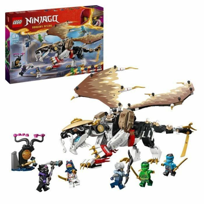 LEGO 71809 NINJAGO Equivale al Maestro Dragón, juguete ninja con 5 minifiguras ninja, incluidos los personajes de Lloyd y Nya