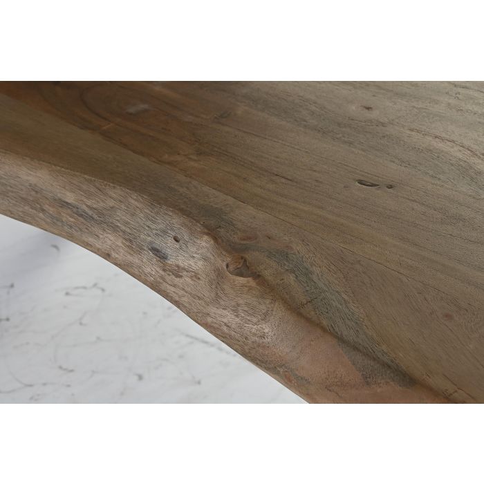 Mesa de Comedor DKD Home Decor Marrón Natural Madera Madera de acacia 200 x 90 x 77 cm 2