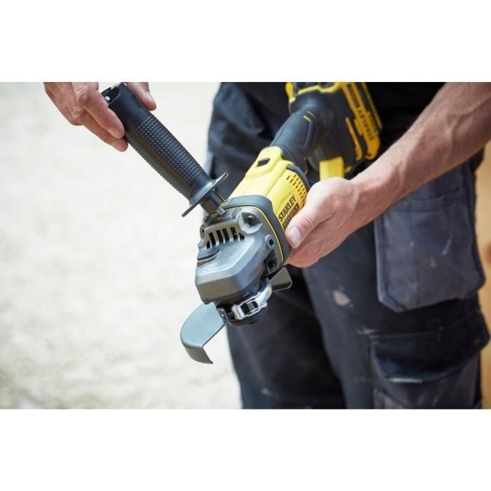 STANLEY FATMAX V20 SFMCG400M1K-QW Amoladora Inalámbrica 125mm 18V Litio con 1 Batería 4Ah 8000rpm para Metal 4 STANLEY FATMAX V20 SFMCG400M1K-QW Amoladora Inalámbrica 125mm 18V Litio con 1 Batería 4Ah 8000rpm para Metal 4
