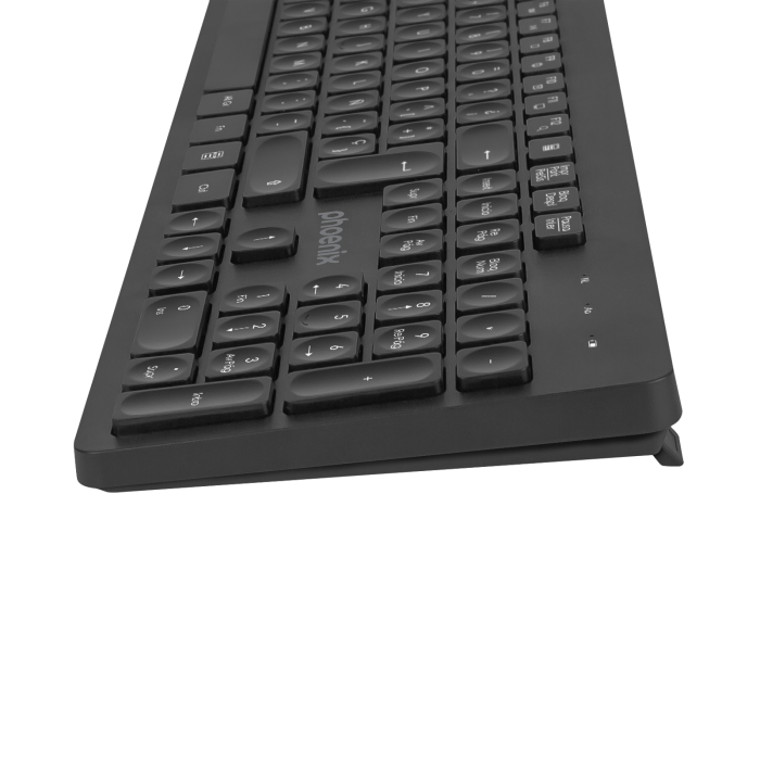 Teclado Inalambrico Qwerty Phoenix K200 Negro 3 Teclado Inalambrico Qwerty Phoenix K200 Negro 3