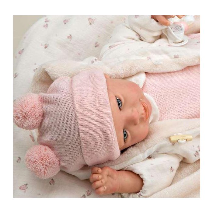 Muñeca reborn arias 45 cm elba c/manta 3 Muñeca reborn arias 45 cm elba c/manta 3