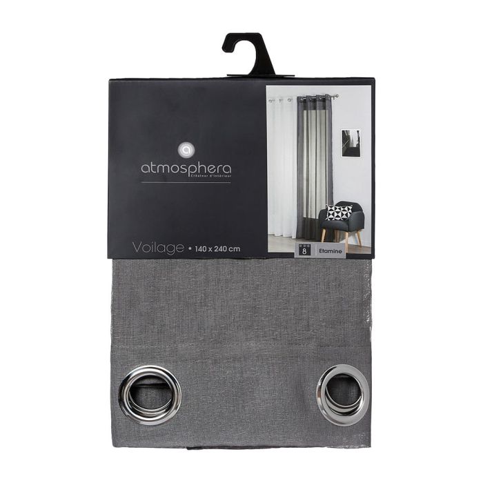 Atmosphera Visillo Ollaos Visón Poliéster 140x240cm 1