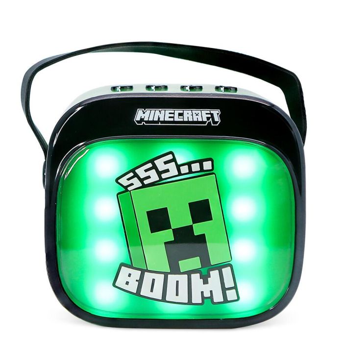 Altavoz y Micro Karaoke LED Minecraft 5 Altavoz y Micro Karaoke LED Minecraft 5