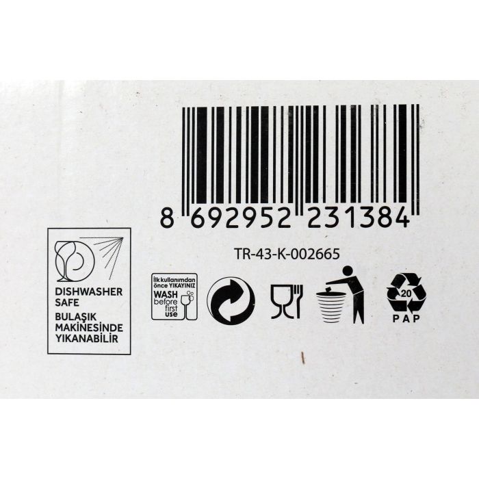 Lav Set 6 Vasos 460 cc Colección Valeria (8 Cajas)