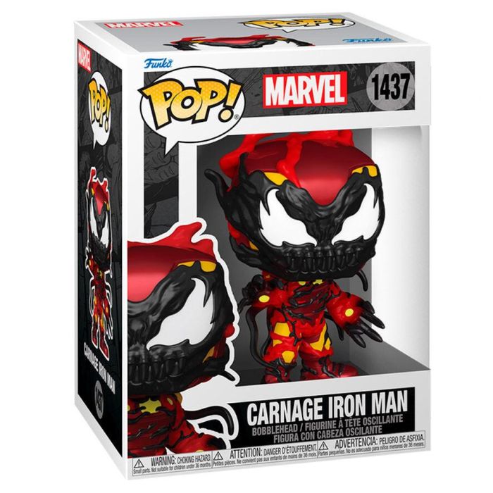Figura POP Marvel Carnage Iron Man 1 Figura POP Marvel Carnage Iron Man 1
