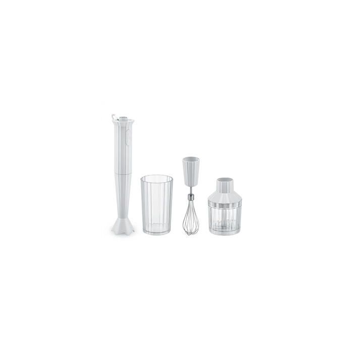 Alessi MDL10S W Batidora de Mano Plissé + Accesorios Blanca