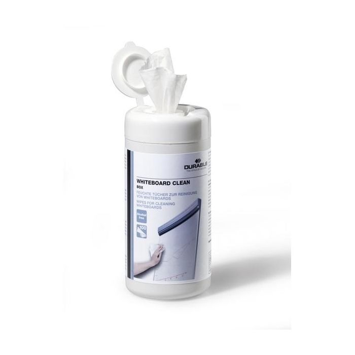 Durable 5759-02 Toallitas de limpieza para pizarras blancas, 100 unidades 0 Durable 5759-02 Toallitas de limpieza para pizarras blancas, 100 unidades 0