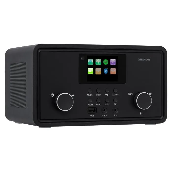 Medion MED4061275197945 Radio por Internet DAB Bluetooth 2 x 10 W RMS Negro 2