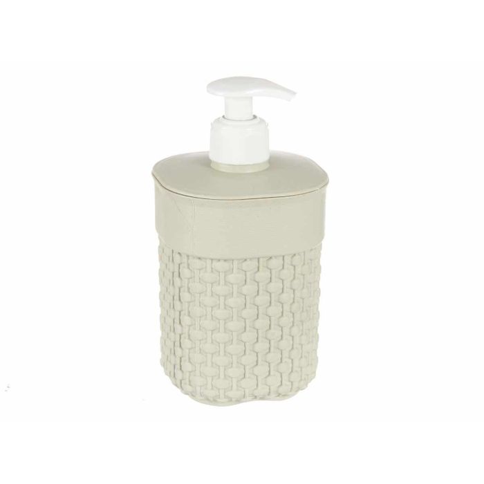 Dosificador plástico baño 580 ml beige Berilo 9x16.5x9 cm (36 Unidades) 1 Dosificador plástico baño 580 ml beige Berilo 9x16.5x9 cm (36 Unidades) 1