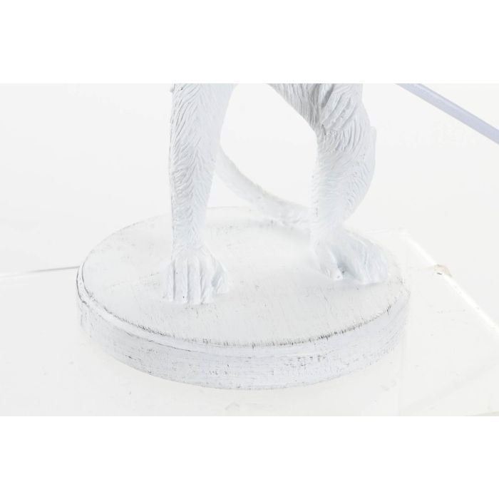 DKD Home Decor Lámpara Sobremesa Colonial Blanco Negro 20 x 45 x 20 cm (2 Unidades) 3