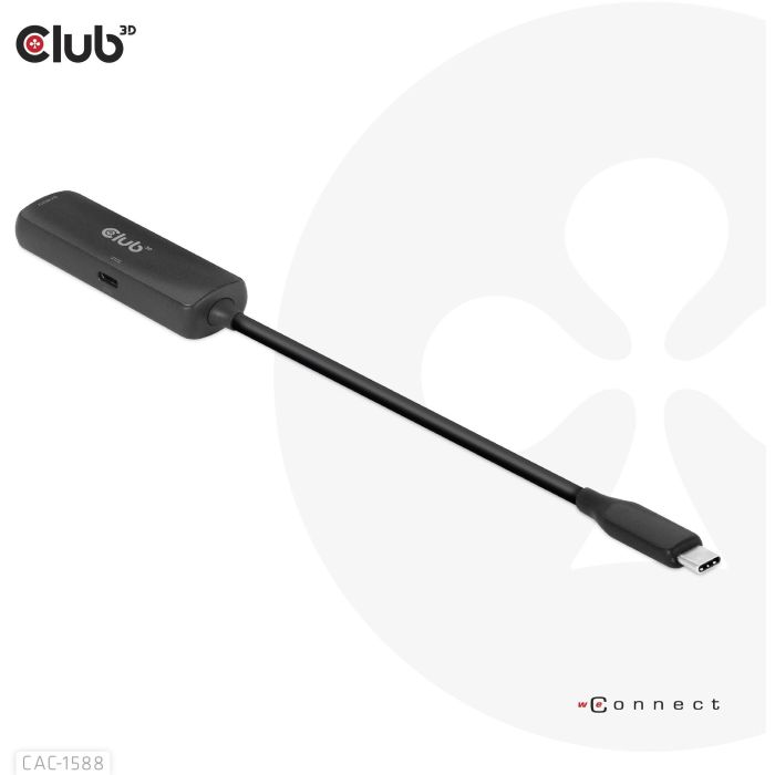 Club3D Adapter USB 3.2 Tipo C a HDMI 2.1 HDR10 8K 60Hz Activo 10 Club3D Adapter USB 3.2 Tipo C a HDMI 2.1 HDR10 8K 60Hz Activo 10