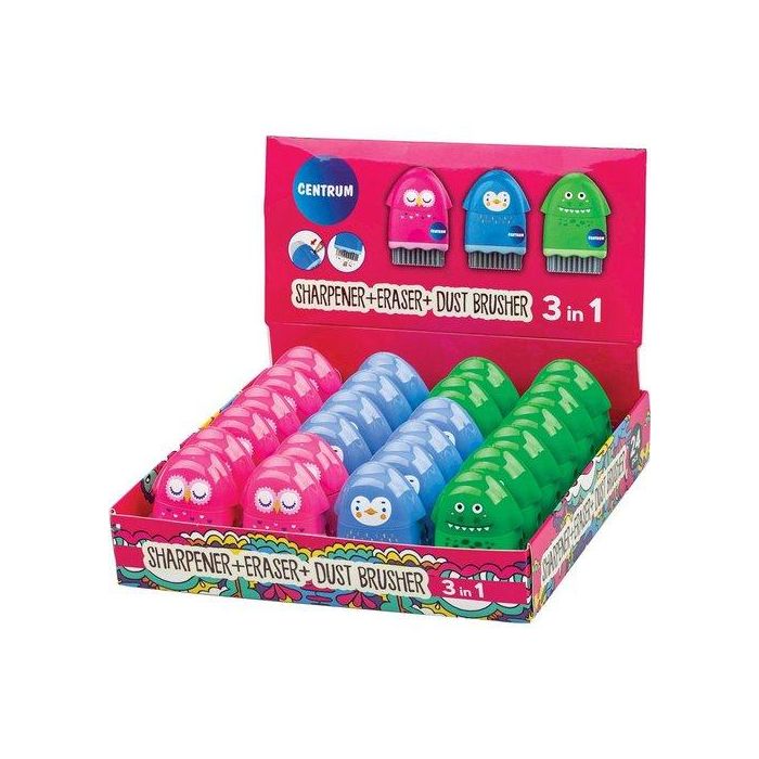 Afilaborra Centrum 3 En 1 Con Cepillo Surtido Expositor De 24