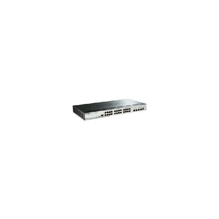 D-Link DGS-1510-28X Conmutador Ethernet 28 Puertos, 24 RJ-45, 4 SFP+, 10/100/1000Base-T, 10GBase-X, Gestionable, Montable en Rack D-Link DGS-1510-28X Conmutador Ethernet 28 Puertos, 24 RJ-45, 4 SFP+, 10/100/1000Base-T, 10GBase-X, Gestionable, Montable en Rack