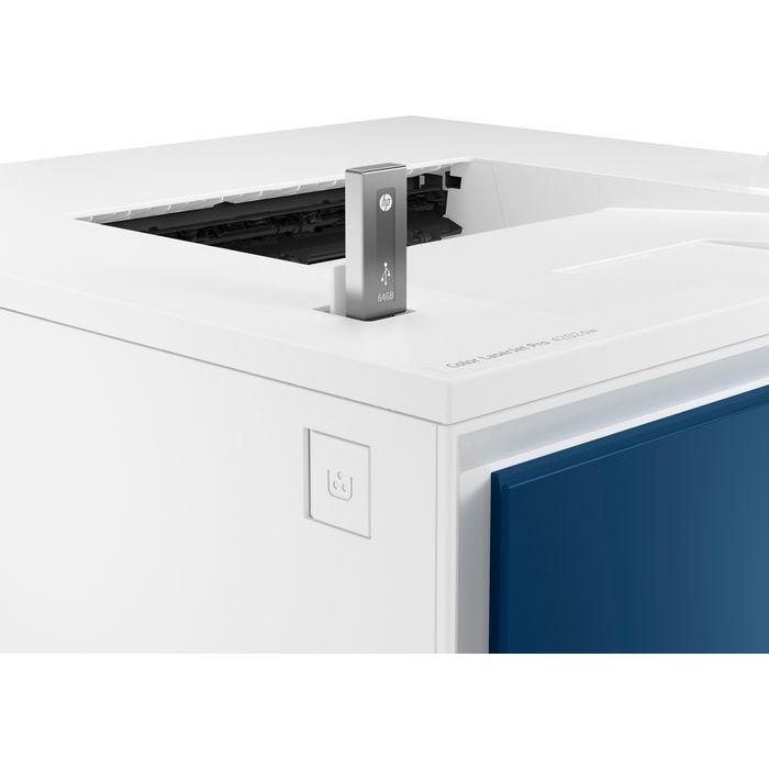 HP Color LaserJet Pro 4202dw Impresora Láser Multifunción WiFi Dúplex Blanca y Azul 4