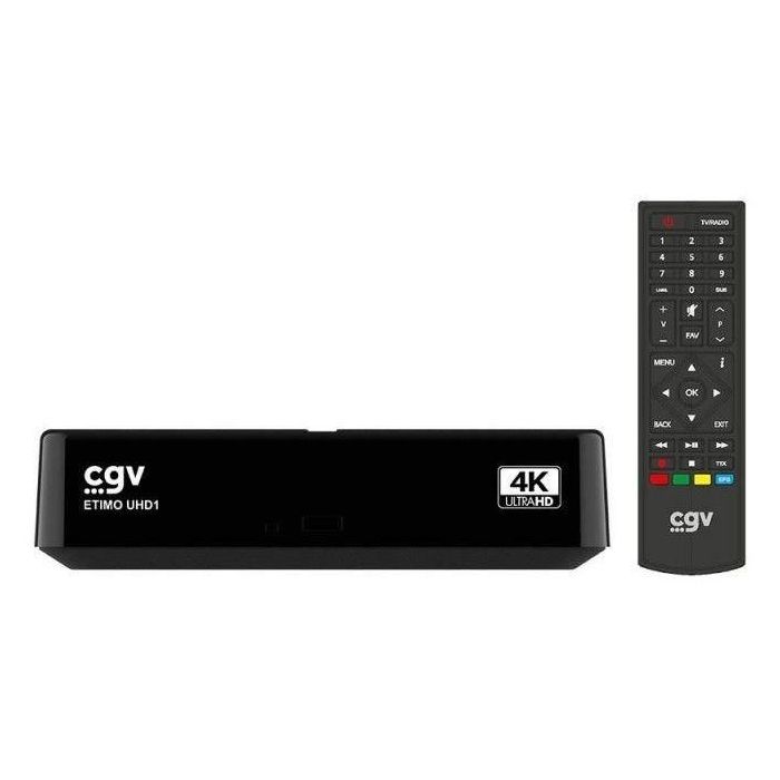 Receptor-grabador TNT - CGV - ETIMO UHD1 - Ultra Alta Definición 4k - Dolby AC4 y HDR10 - Control parental