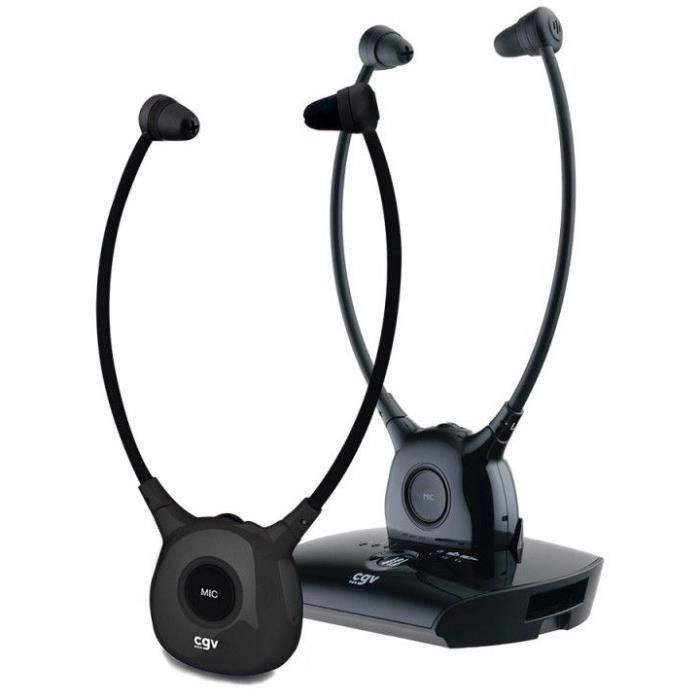 Auriculares CGV DOLFIN ONYX DUO Negro