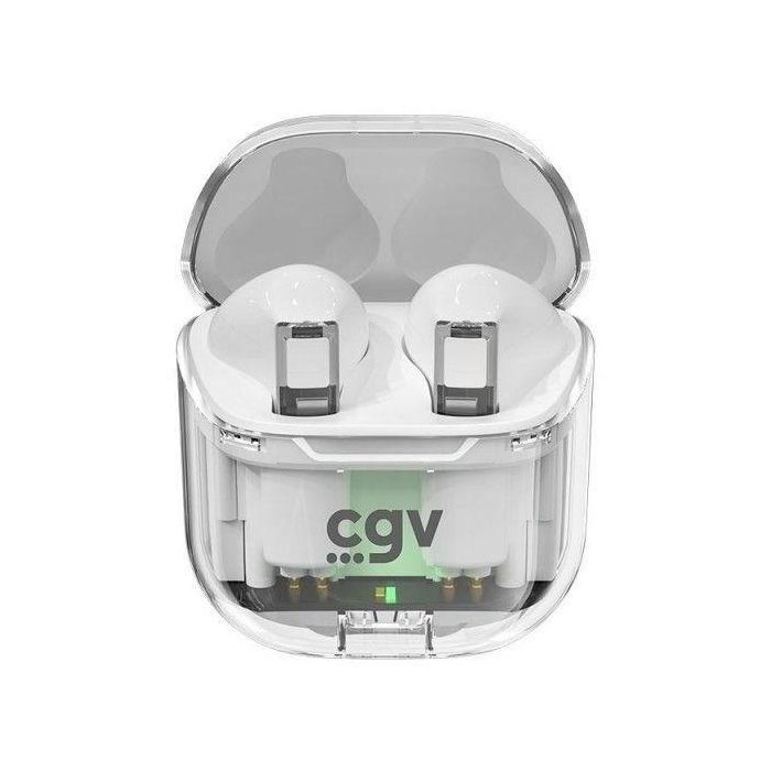 Auriculares inalámbricos Bluetooth - CGV - URBAN GHOST (Blanco) - Batería de 30h - Control táctil - TWS 1