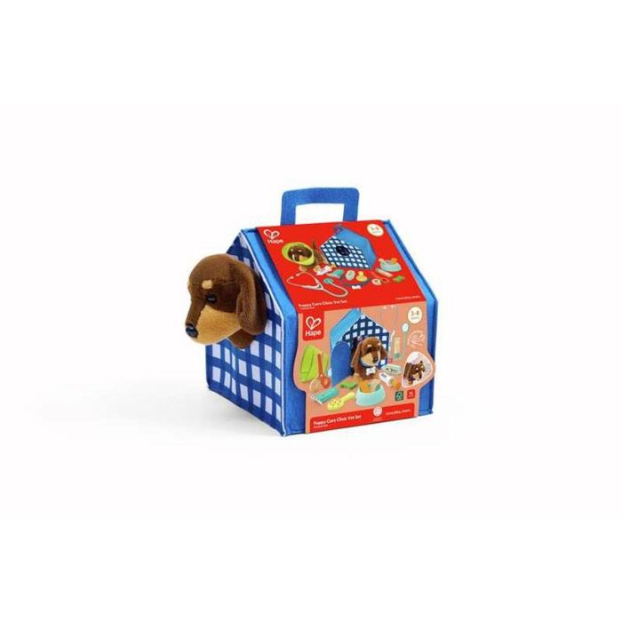 Hape Casita Clínica Veterinaria Mascota Playset Pet Care Vet Para 3-8 Años Hape Casita Clínica Veterinaria Mascota Playset Pet Care Vet Para 3-8 Años